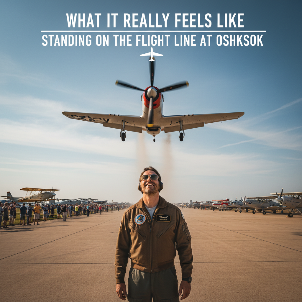Flight Line Baseball What It Really Feels Like Standing on the Flight Line at Oshkosh ...