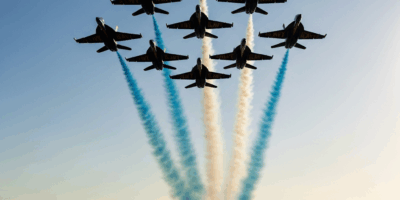 Blue Angels Suit Up as Superheroes for Pensacola Childrens Hospital Superhero Da