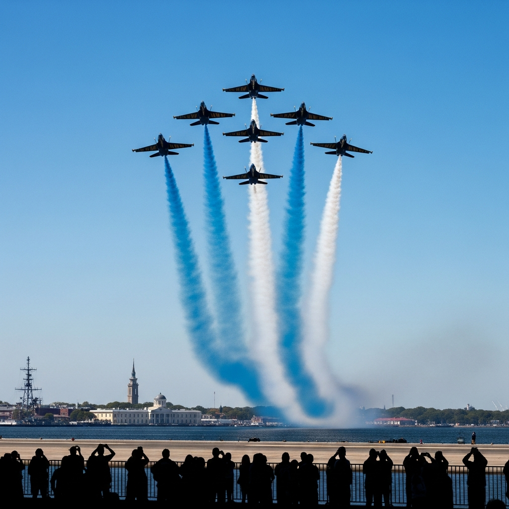 Civilian Viewing Restricted at Blue Angels Commissioning Week — What Annapolis Fans Need to Know
