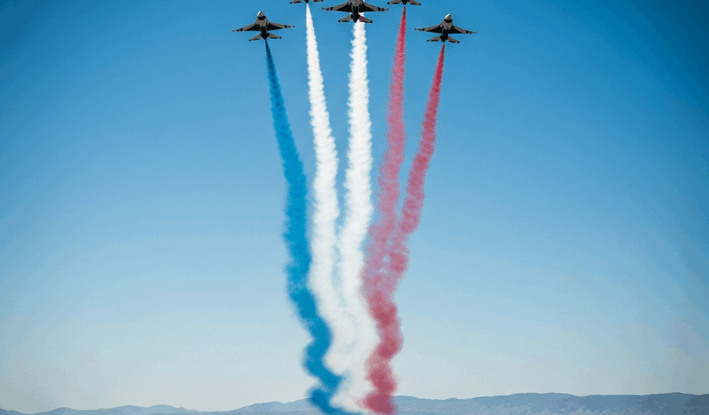 Thunderbirds Touch Down at Travis AFB Wings Over Solano Is Happening Right Now