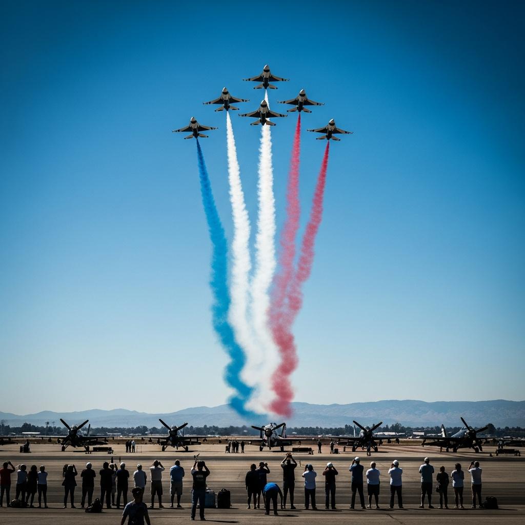 Thunderbirds Touch Down at Travis AFB — Wings Over Solano Is Happening Right Now