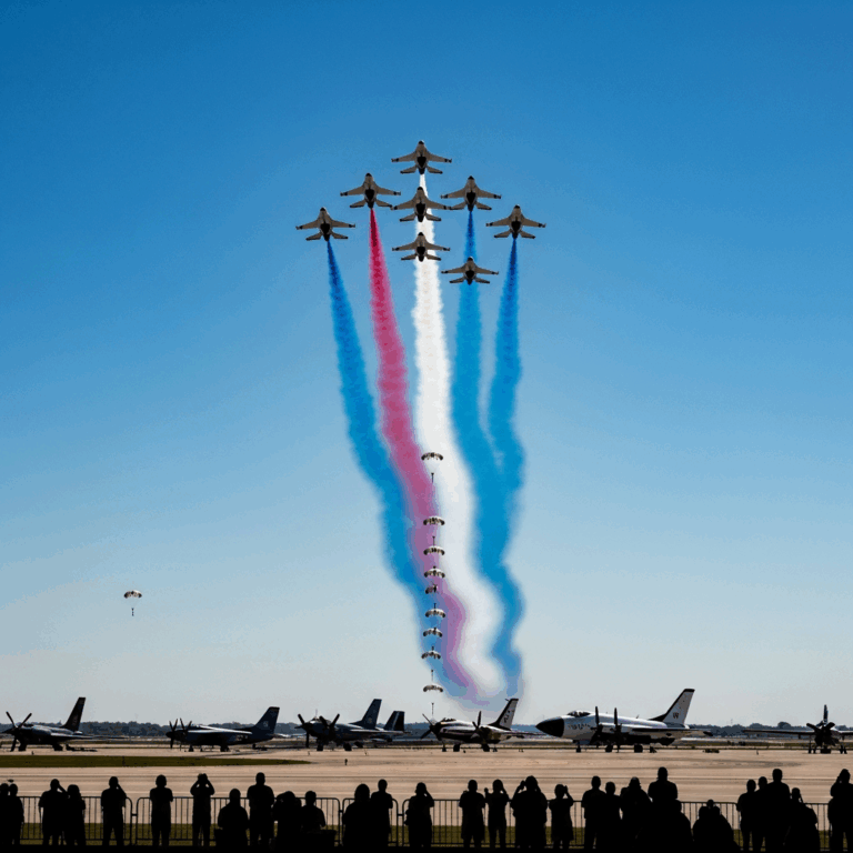 Thunderbirds and Golden Knights Head to San Antonio Great Texas Airshow Opens Th