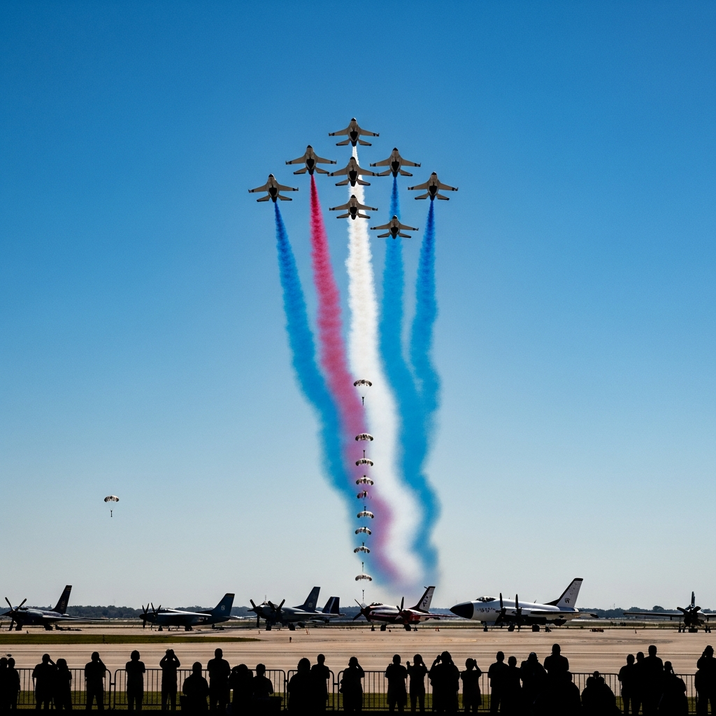 Thunderbirds and Golden Knights Head to San Antonio — Great Texas Airshow Opens This Weekend at JBSA-Randolph