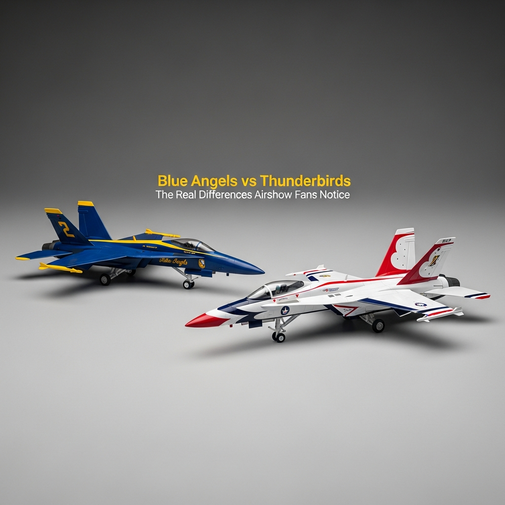 Blue Angels vs Thunderbirds — The Real Differences Airshow Fans Notice