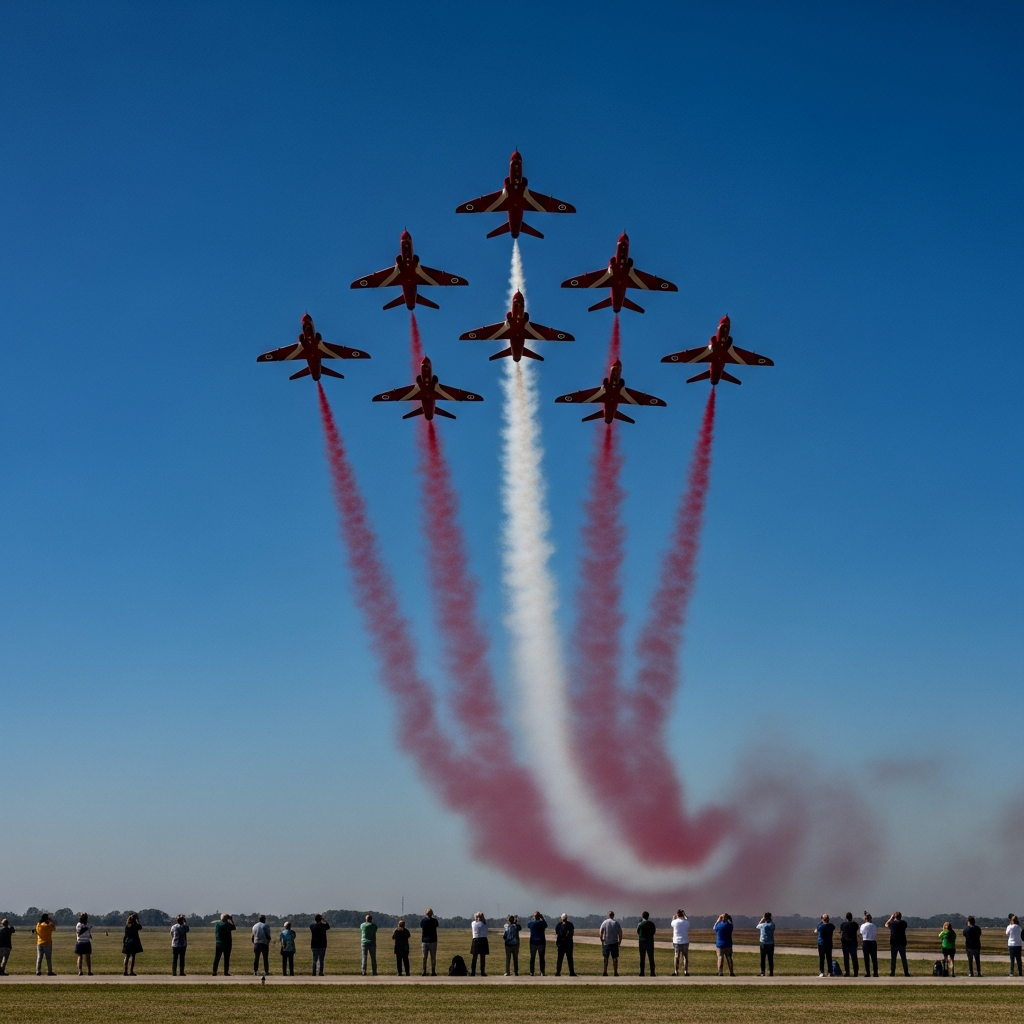 Red Arrows Head to Greece for Exercise Springhawk — Public Display Authority on the Line Before U.S. Debut