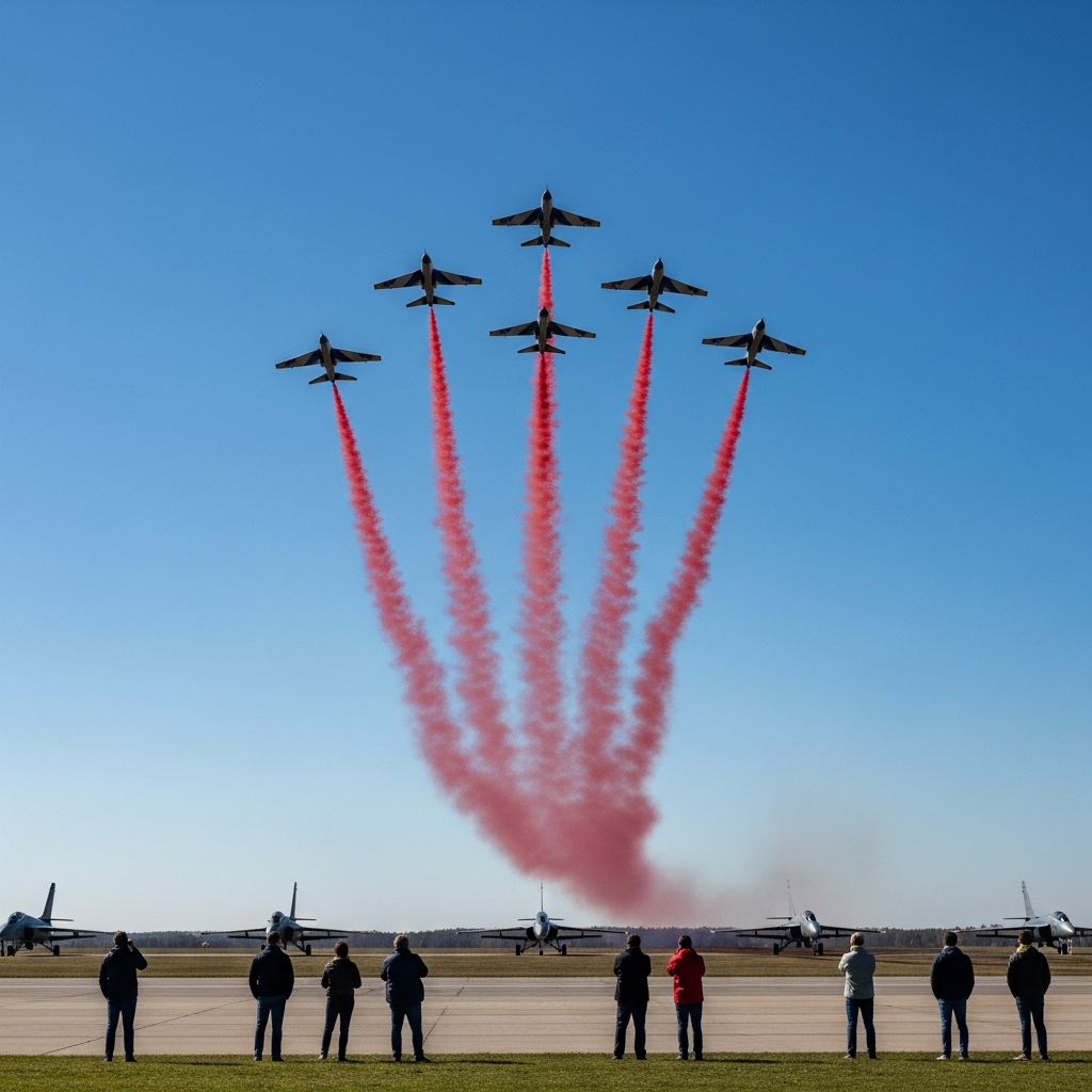 Red Arrows Set to Make Historic Oshkosh Debut — July 24–26 Performance Confirmed at EAA AirVenture