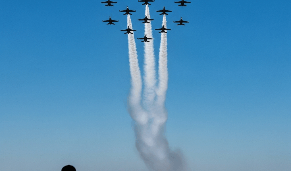 Two Navy EA-18G Growlers Collide Midair at Gunfighter Skies All Four Crew Eject