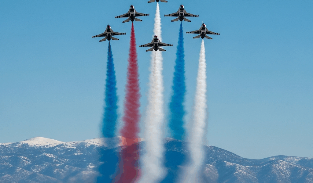 Thunderbirds to Fly USAF Academy Graduation May 28 Public Practice Flight Over C