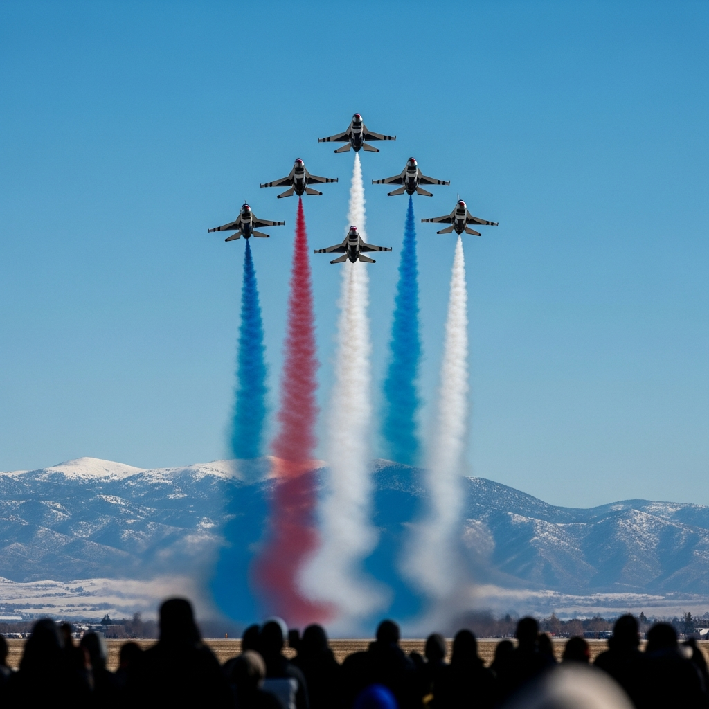 Thunderbirds to Fly USAF Academy Graduation May 28 — Public Practice Flight Over Colorado One Day Earlier