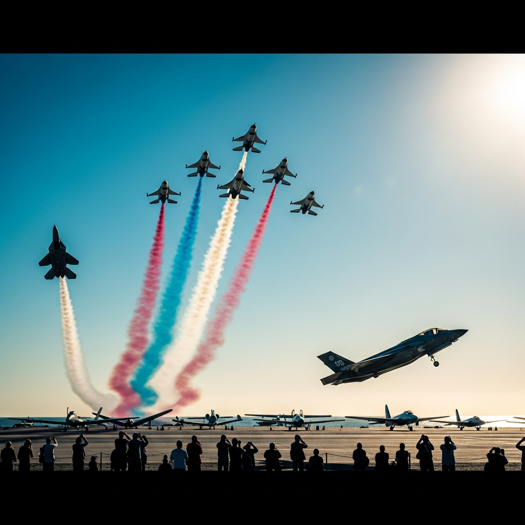 Thunderbirds, F-22, and F-35C All Headed to Fort Lauderdale Beach — The Air Dot Show Opens This Weekend
