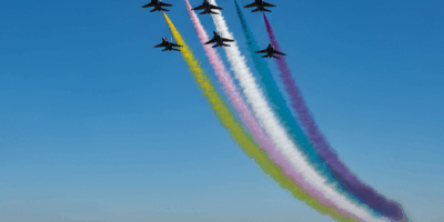 Thunderbirds to Fly Historic Six-Ship Delta Formation Over Las Vegas and Hoover