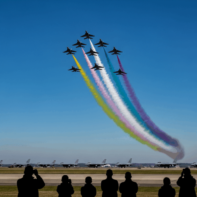 Thunderbirds to Fly Historic Six-Ship Delta Formation Over Las Vegas and Hoover