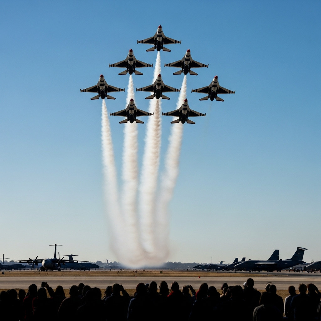 Thunderbirds Complete Historic Hoover Dam Six-Ship Delta Pass En Route to D.C. Salute to America