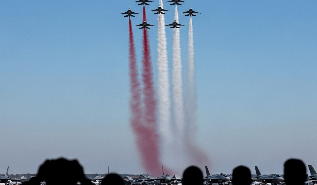 Red Arrows Touch Down in America Baltimore Airshow This Weekend Marks First U.S.