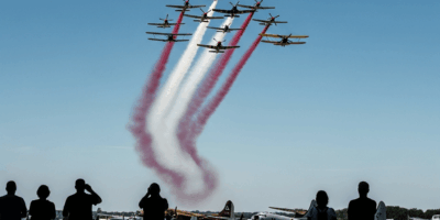 Snowbirds and Lancaster Warbird Formation Flight Rescheduled Team Eyes Labour Da