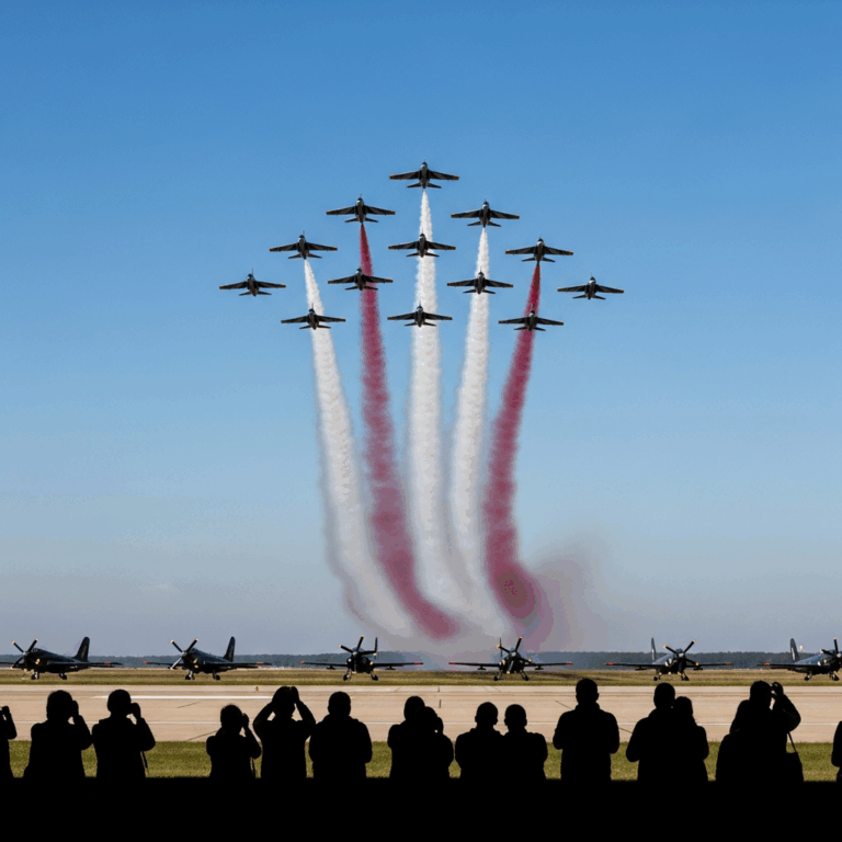 Red Arrows Clear Greenland Operation Eagle Hawk On Final Approach to U.S. Soil