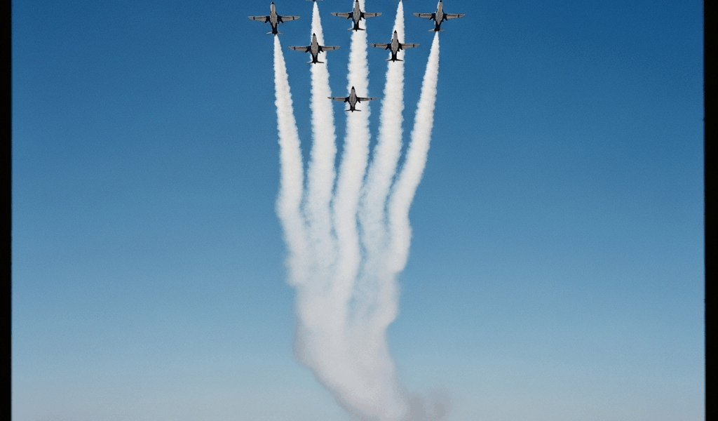 Snowbirds Make Final Hamilton Appearance Formation Flight With B-25 at Canadian
