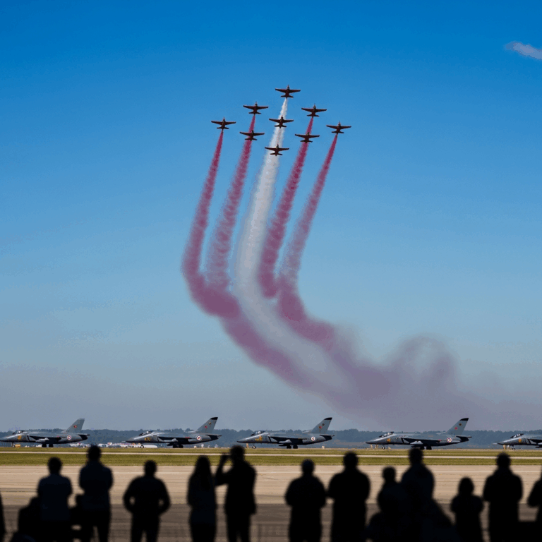 Red Arrows Begin Atlantic Crossing on Operation Eagle Hawk Eight Island-Hop Legs