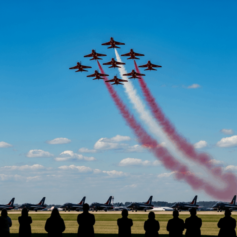Red Arrows Sell Out RAF Cosford Show This Weekend Before Historic U.S. Tour Depa