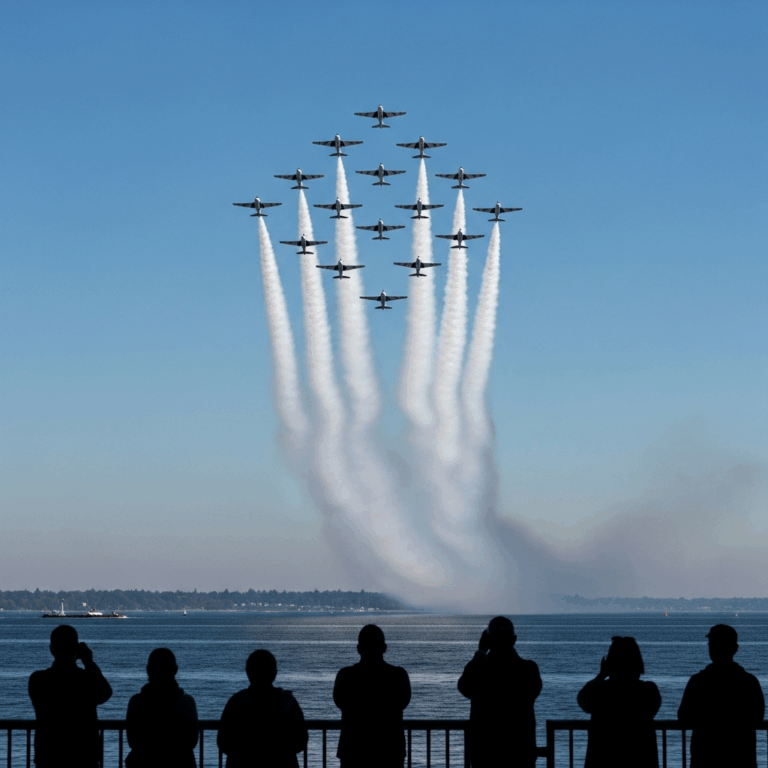 Snowbirds Return to White Rock Waterfront for Final British Columbia Farewell Au