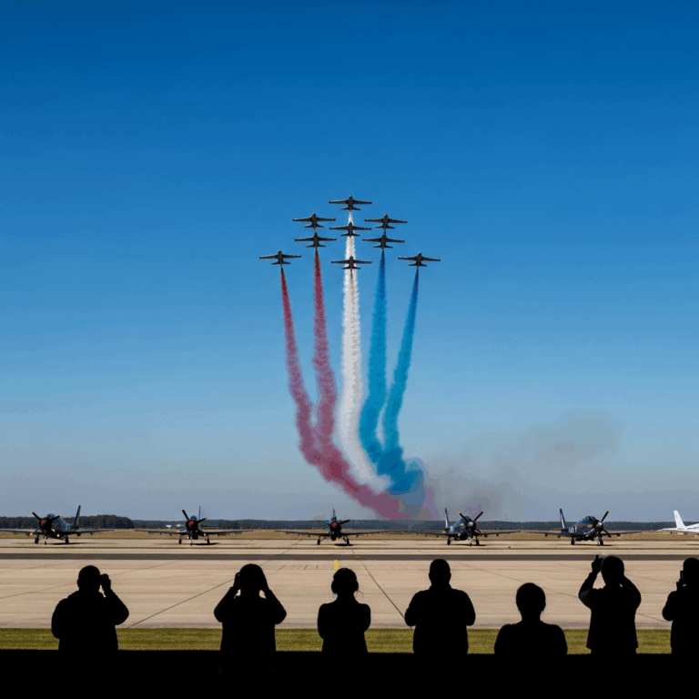 Red Arrows Flying Live at Thunder Over Michigan TodayAirVenture Oshkosh Confirme