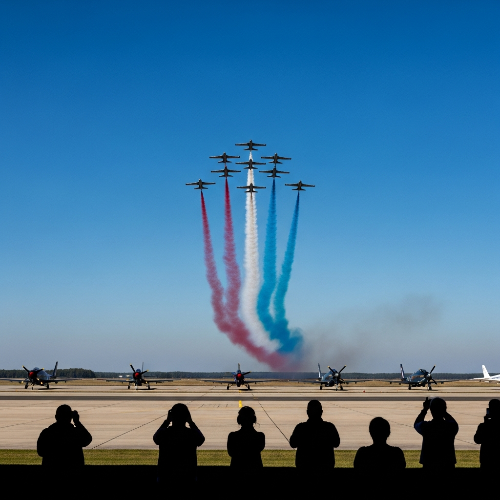 Red Arrows Flying Live at Thunder Over Michigan Today—AirVenture Oshkosh Confirmed for July 24–26