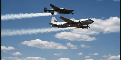 Austrias Flying Bulls Make Historic Transatlantic Debut at AirVenture P-38 and D