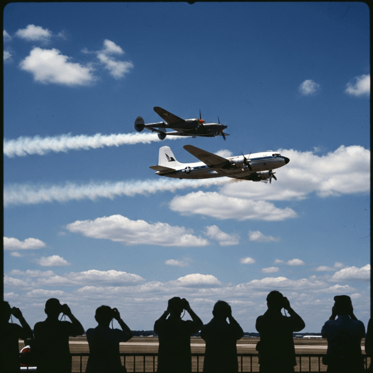 Austrias Flying Bulls Make Historic Transatlantic Debut at AirVenture P-38 and D
