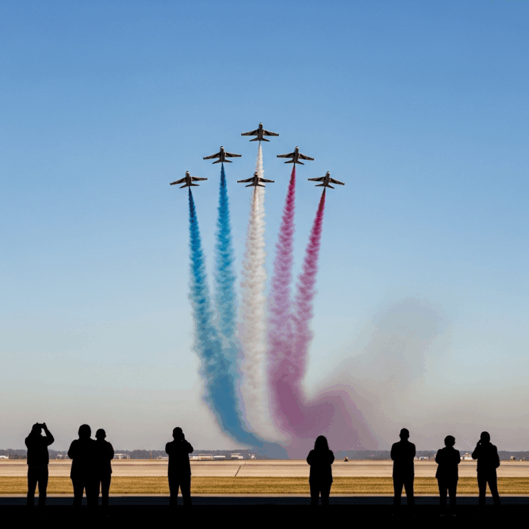 Red Arrows Perform at Great State of Maine Airshow Thunder Over Michigan Next on