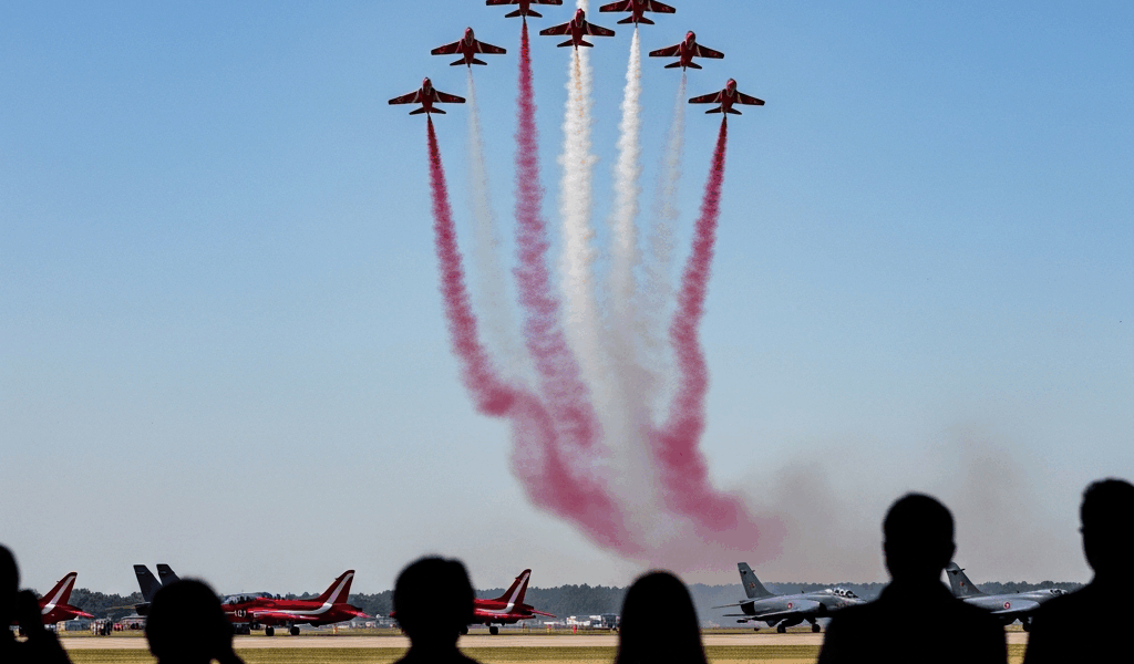 Red Arrows Wrap Thunder Over MichiganRAF Demo Team Heads to Oshkosh for Final No