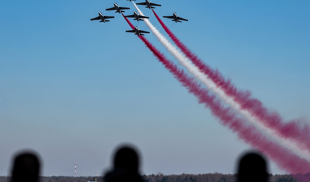 Red Arrows Stranded in Canada as Weather Delays Return from Historic North Ameri