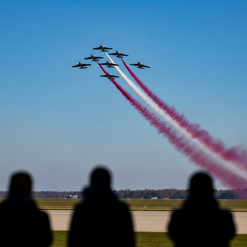 Red Arrows Stranded in Canada as Weather Delays Return from Historic North American Tour